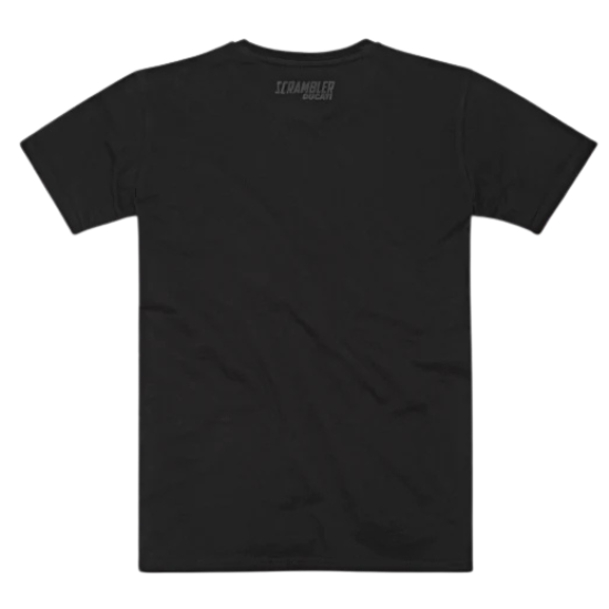 DARK LIGHT SCR T-SHIRT BLACK back