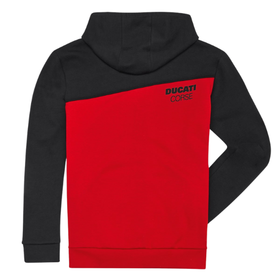 DC SPORT RED/BLACK SWEATSHIRT back