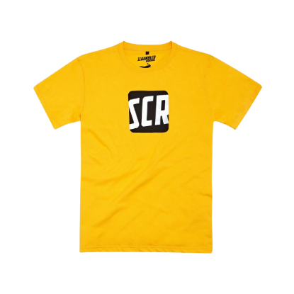 SCR ICON YELLOW T-SHIRT front