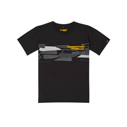 SCR WING BLACK T-SHIRT front