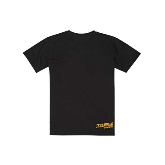 SCR WING BLACK T-SHIRT back