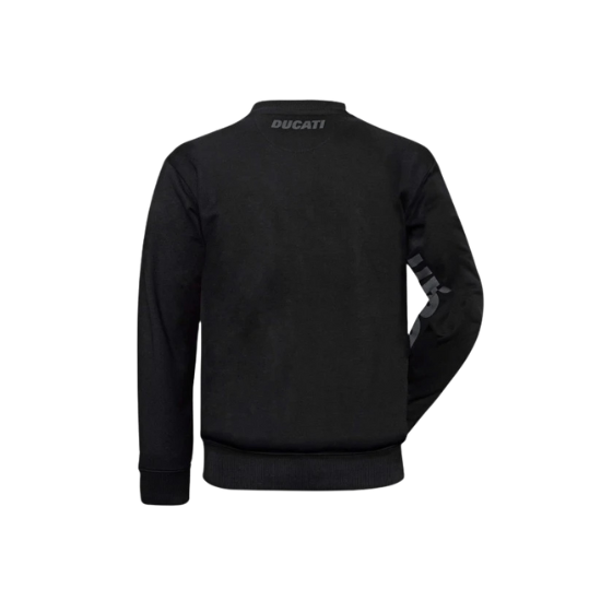 SWEATSHIRT LOGO ROUNDNECK BLACK back