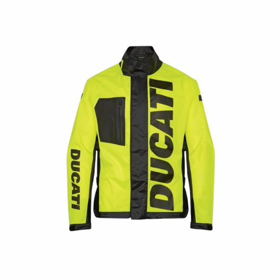 rain jacket aqua front