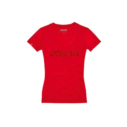 T-SHIRT DUCATIANA 2.0 LADY RED front