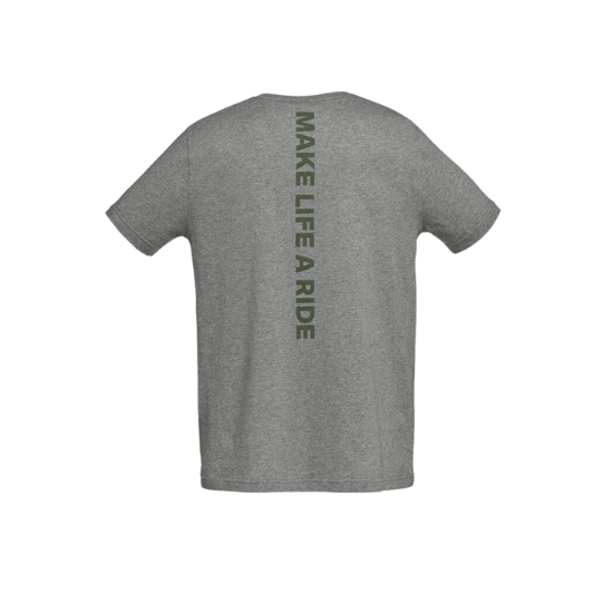 BMW MAKE LIFE A RIDE GREY TSHIRT back