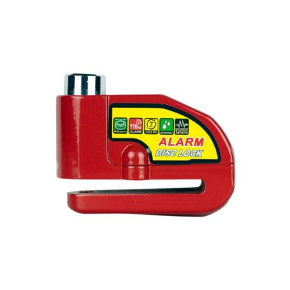 ALARMED RED DISK  LOCK - 110DB