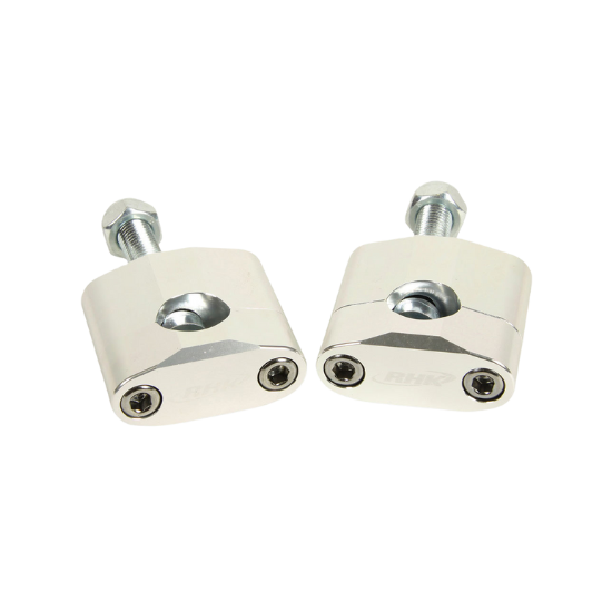 RHK SILVER 7/8' RUBBER MOUNT STYLE UNI BAR MOUNT - RISER