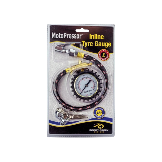 Rocky Creek Tyre Gauge w Sapre Chuck